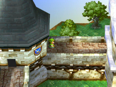 王の間が魔法の力で宙に浮いている