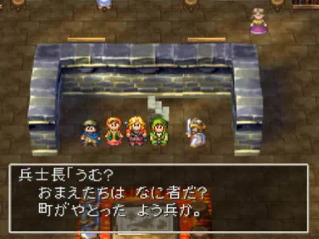 町で兵士長トラッドの話を聞き、フォロッド城へと向かいます