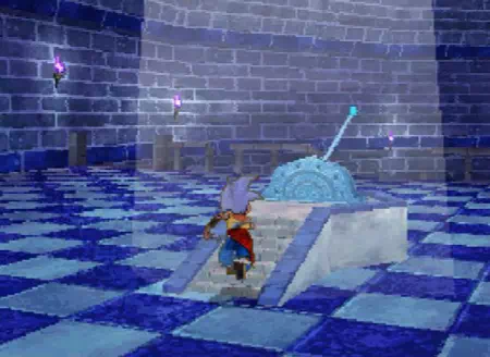 月の塔のレバー