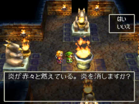 神殿の燭台パズル