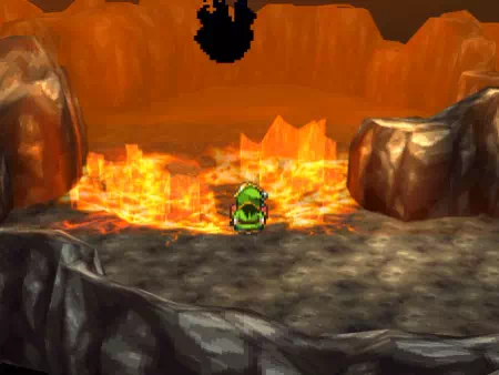 闇の炎は消えず勢いを保ったまま火口へと上昇